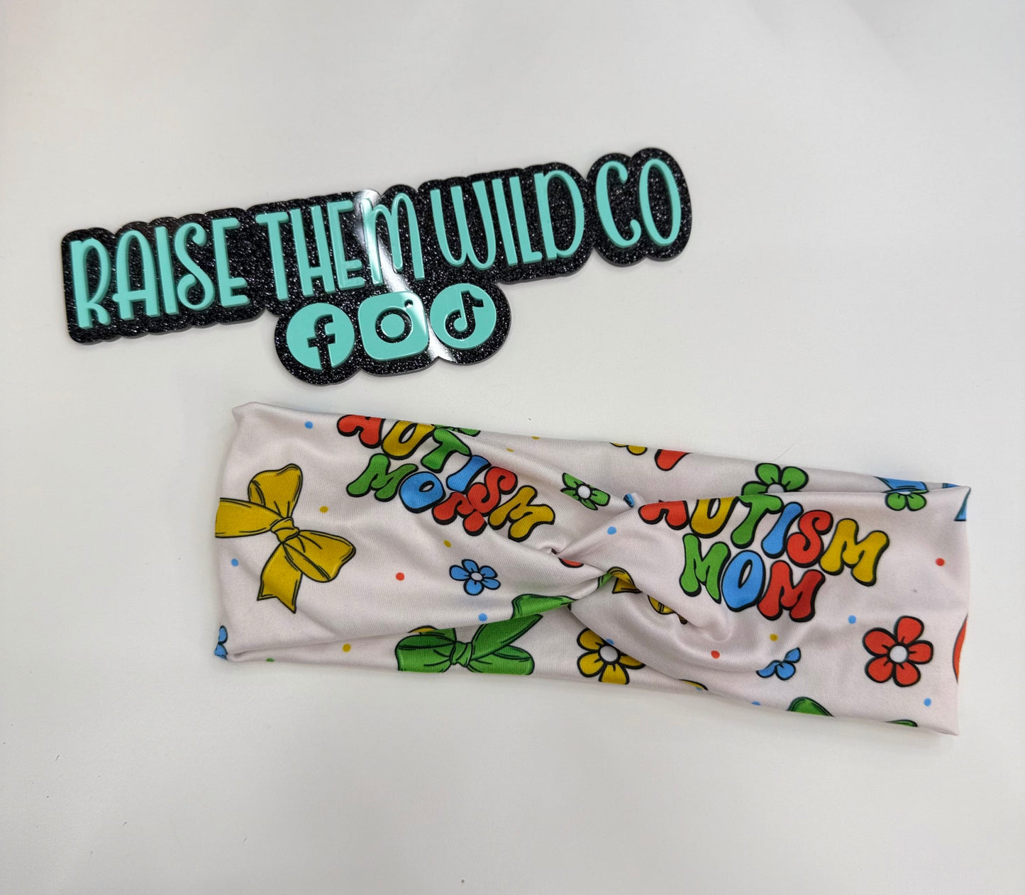 Autism mom adult headband