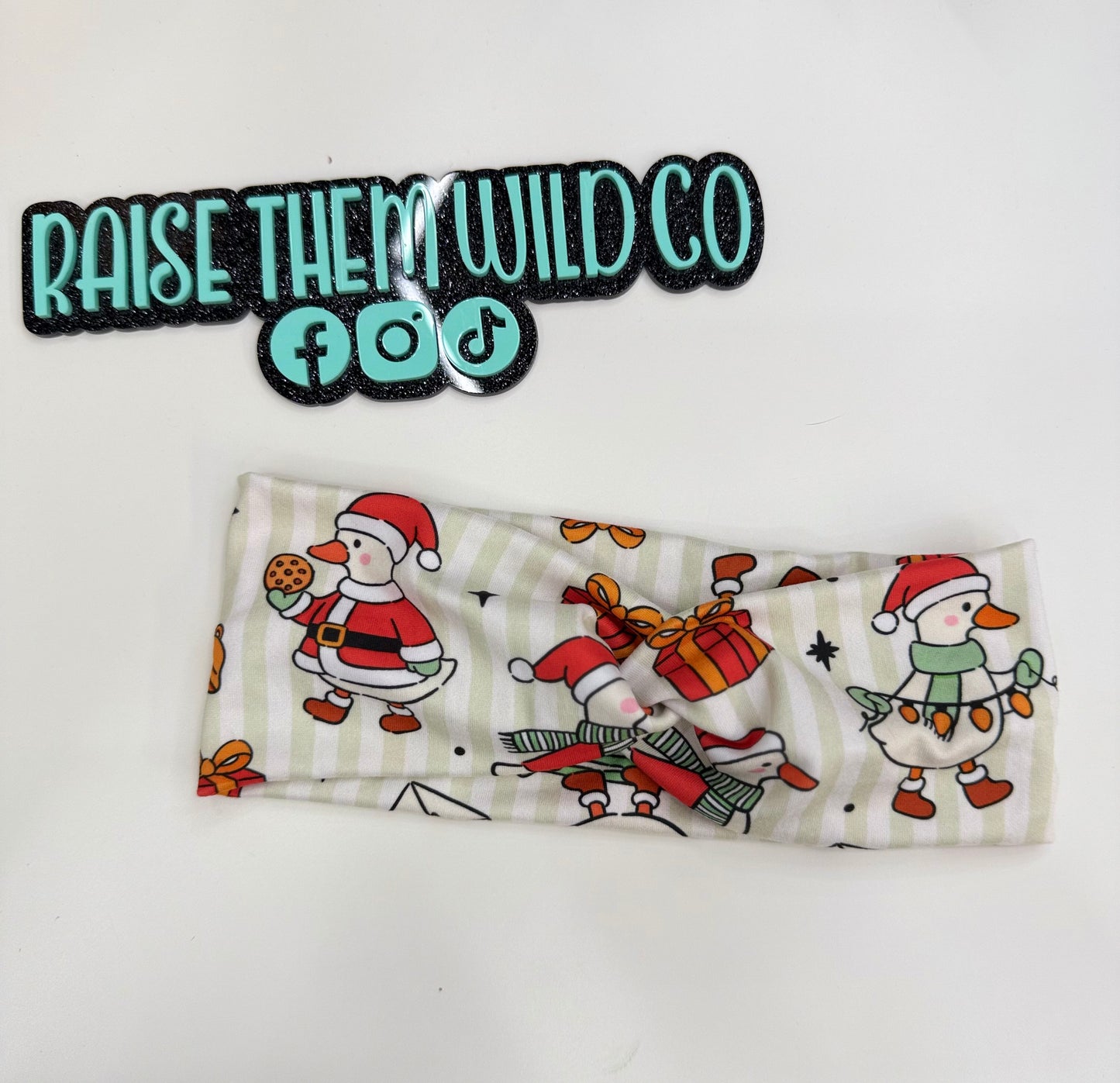 Christmas goose adult headband