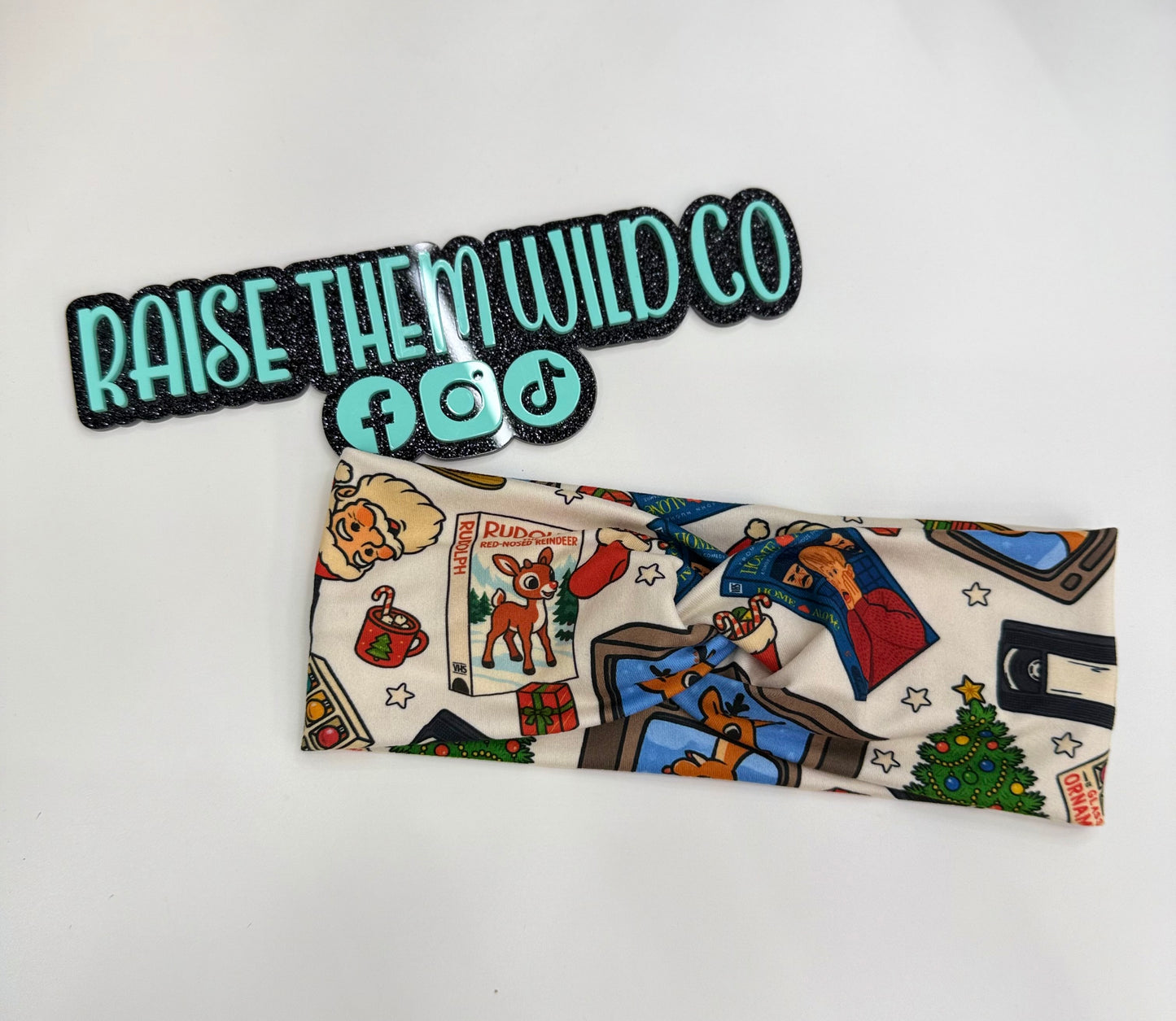 Vintage Christmas adult headband