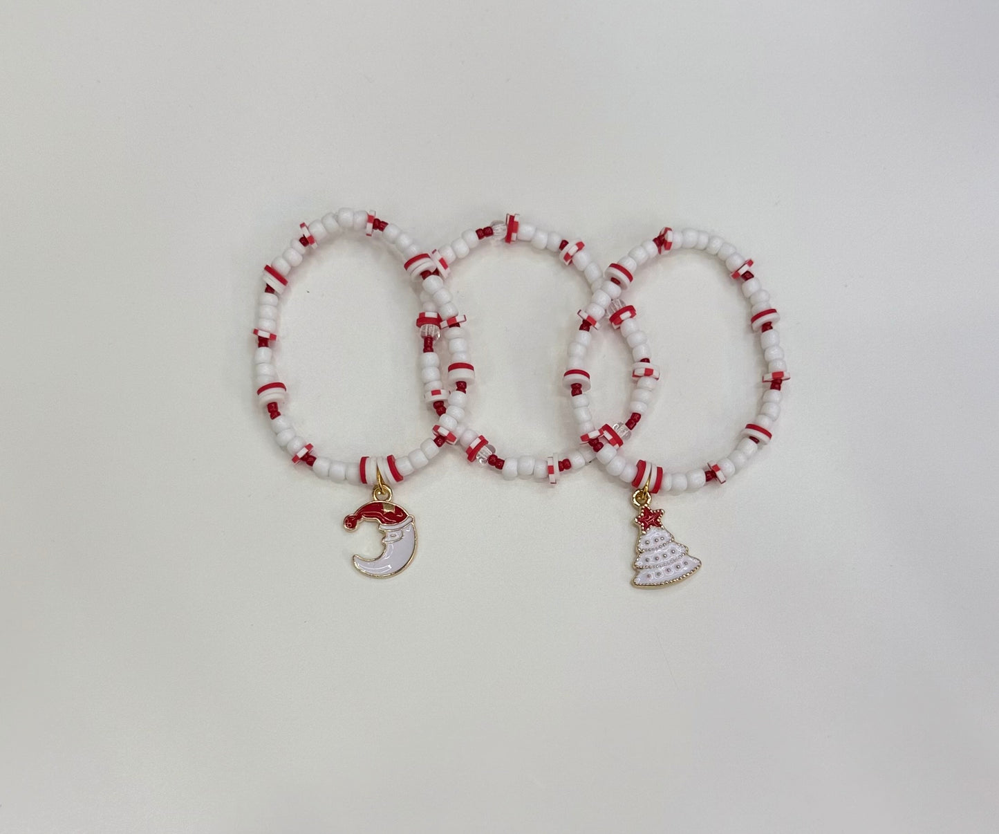 Santa & tree bracelet set (2)