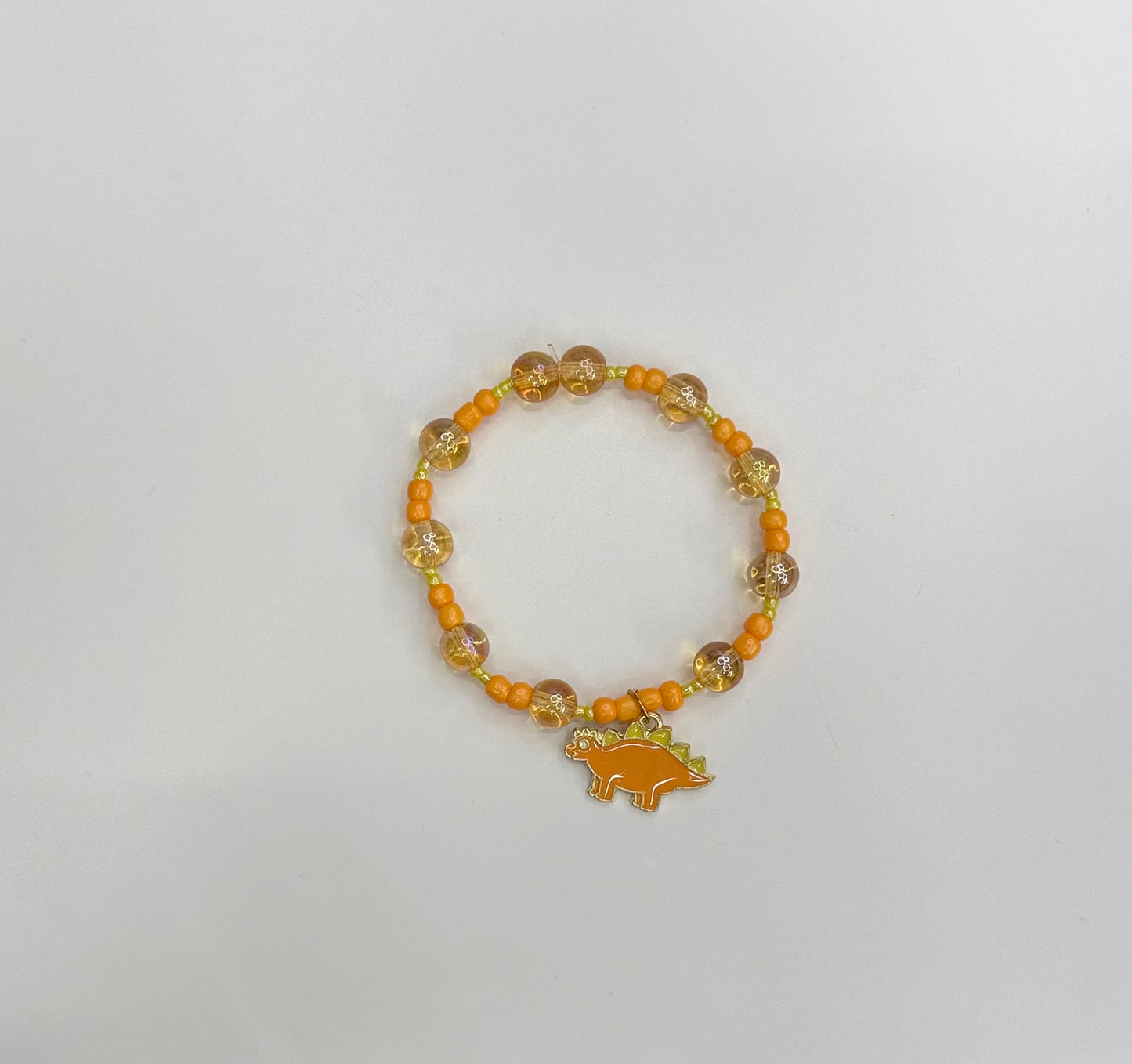 Orange Dino bracelet