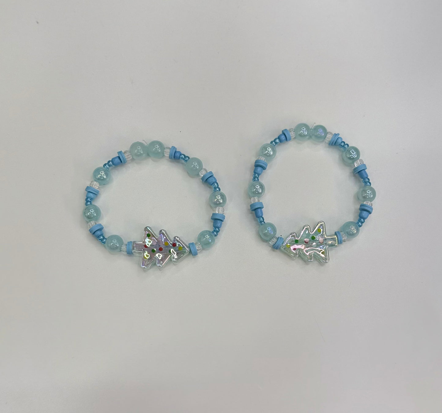 Blue tree bracelet set (2)