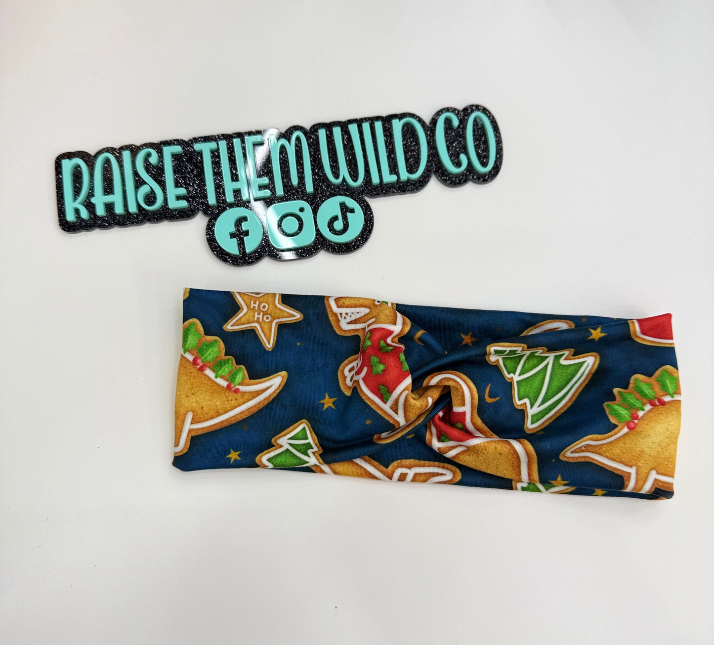 Dino cookie adult headband