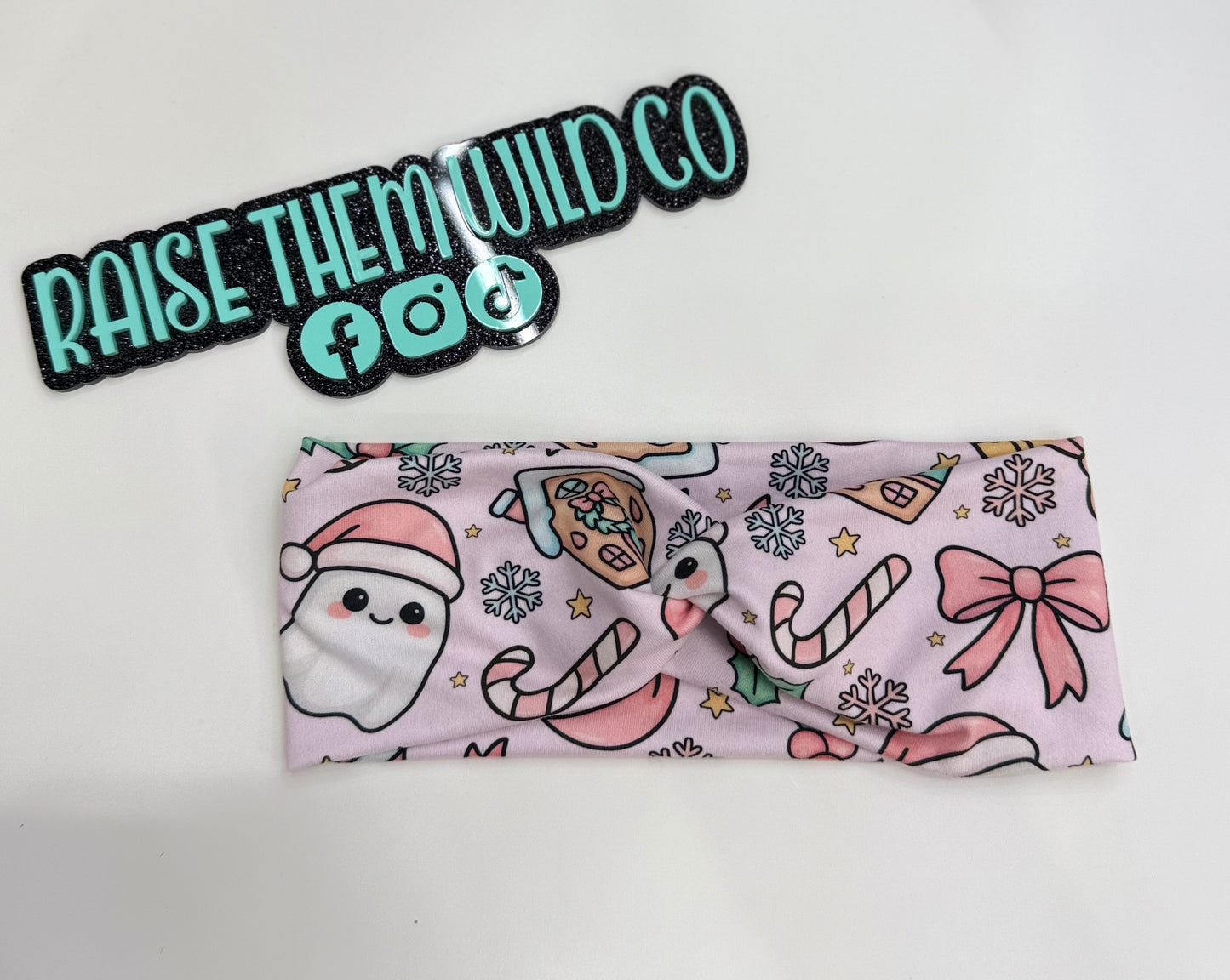 Christmas ghost adult headband