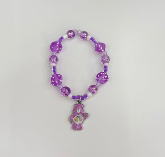purple Bear bracelet toddler