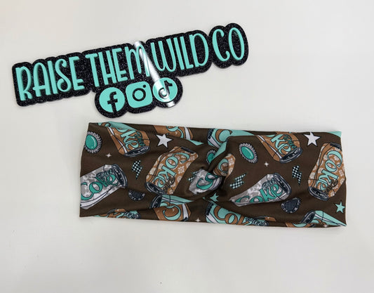 Western Diet Coke  adult headband