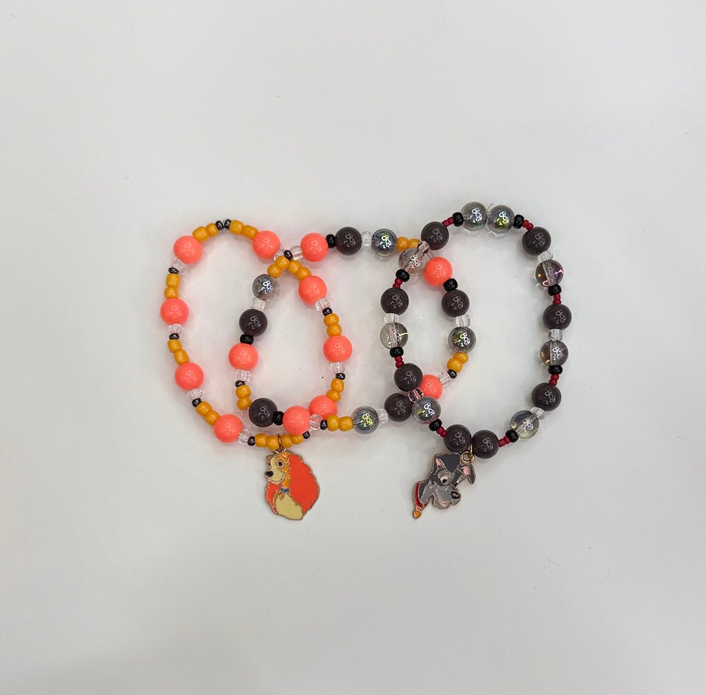 Lady and tramp bracelet set (3)