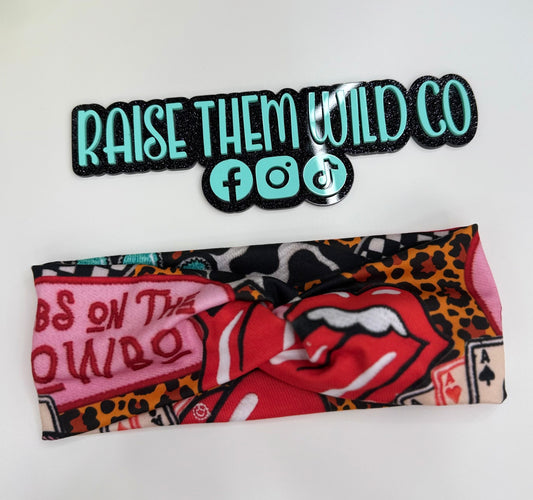 Dibs on cowboy adult headband