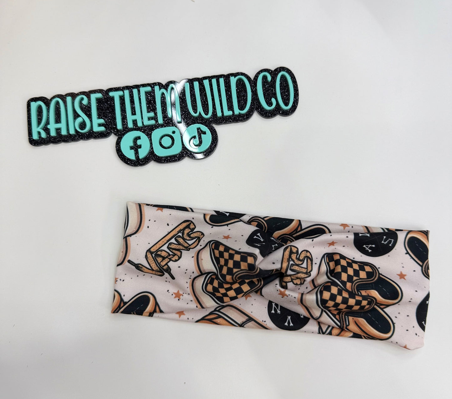 Van shoes adult headband