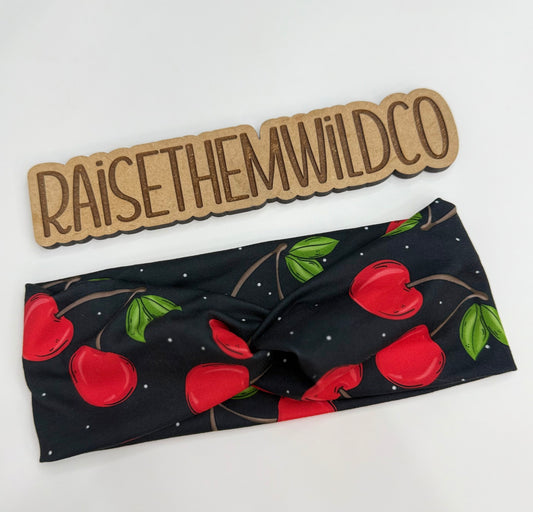 Adult headband cherries