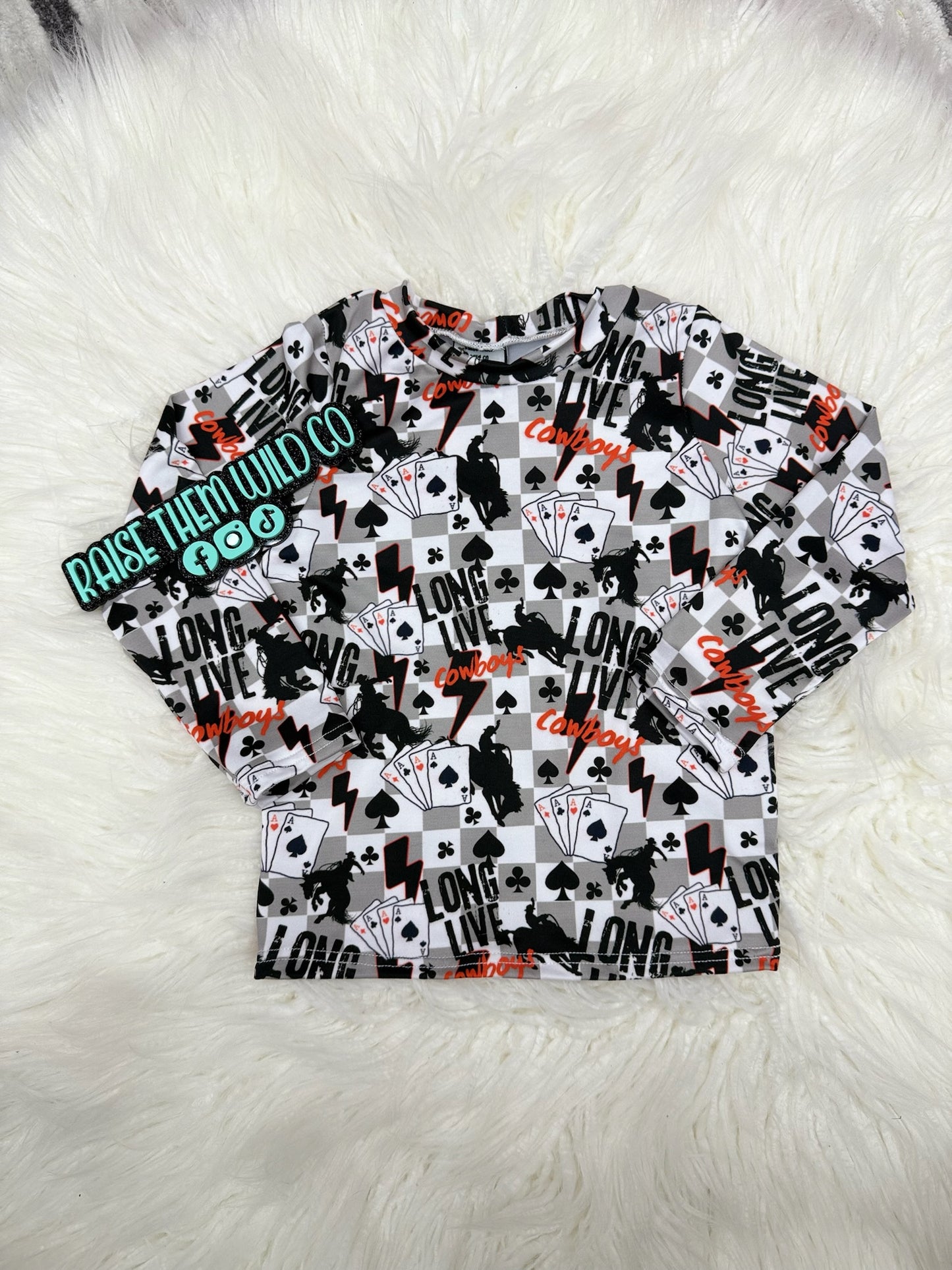 2t LS basic long live cowboys tee