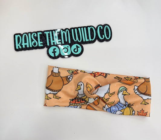 Fall goose adult headband