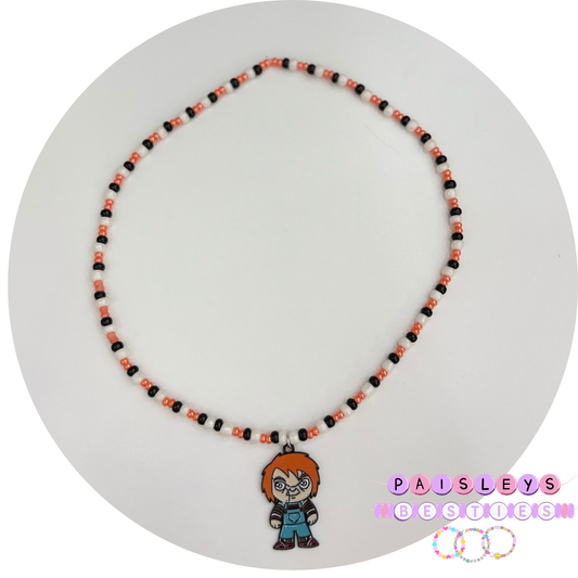 Horror dude necklace toddler
