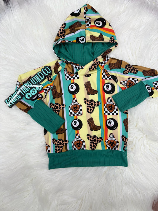 1-3y gwm western hoodie