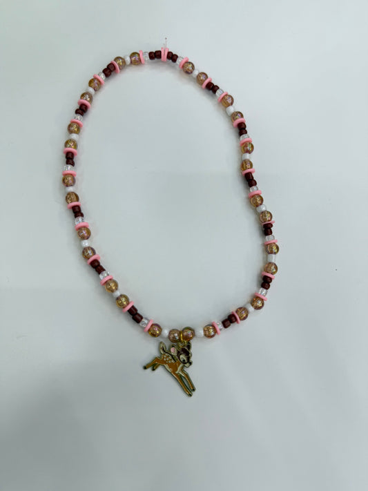 Deer necklace