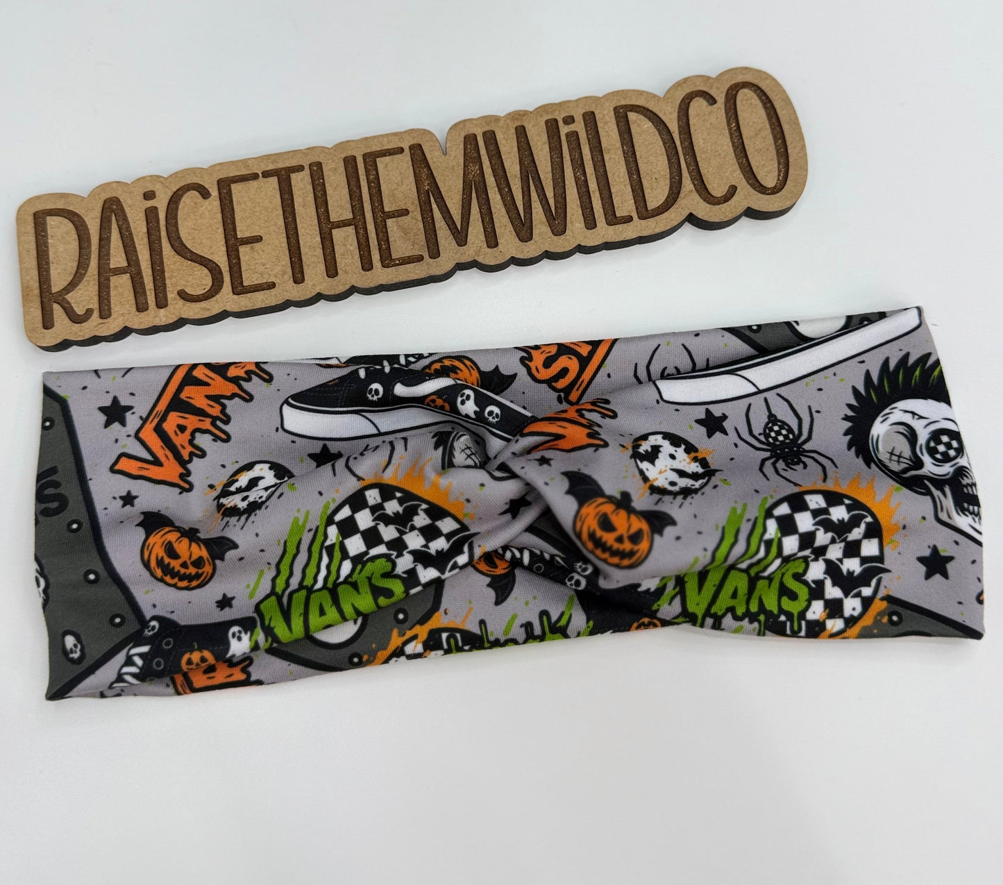 Adult headband green vans Halloween