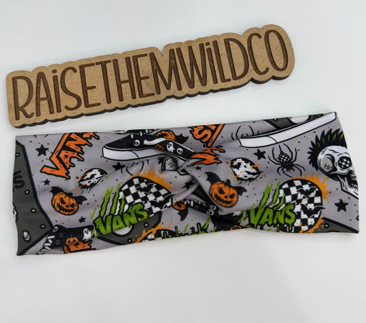 Adult headband green vans Halloween
