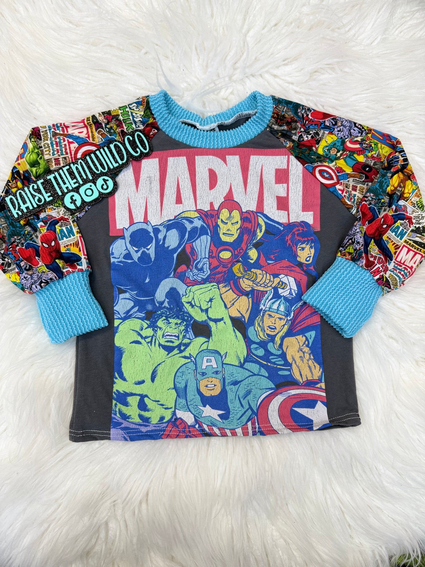 3t upcycle hero Knox tee