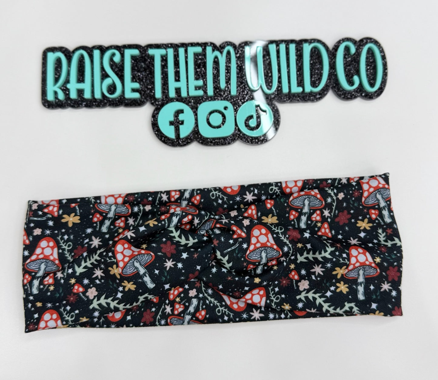 Adult headband mushroom