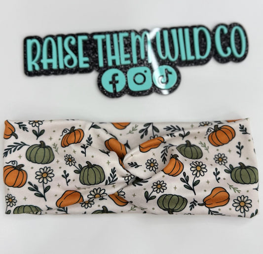 Adult headband pumpkins