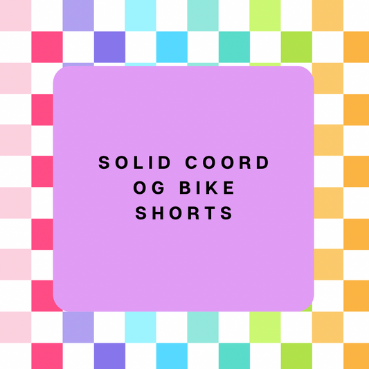 O G Bike shorts SOLID