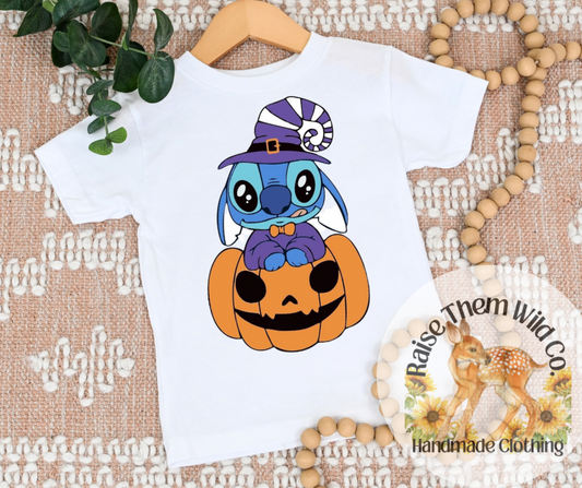 Alien pumpkin Toddler shirts