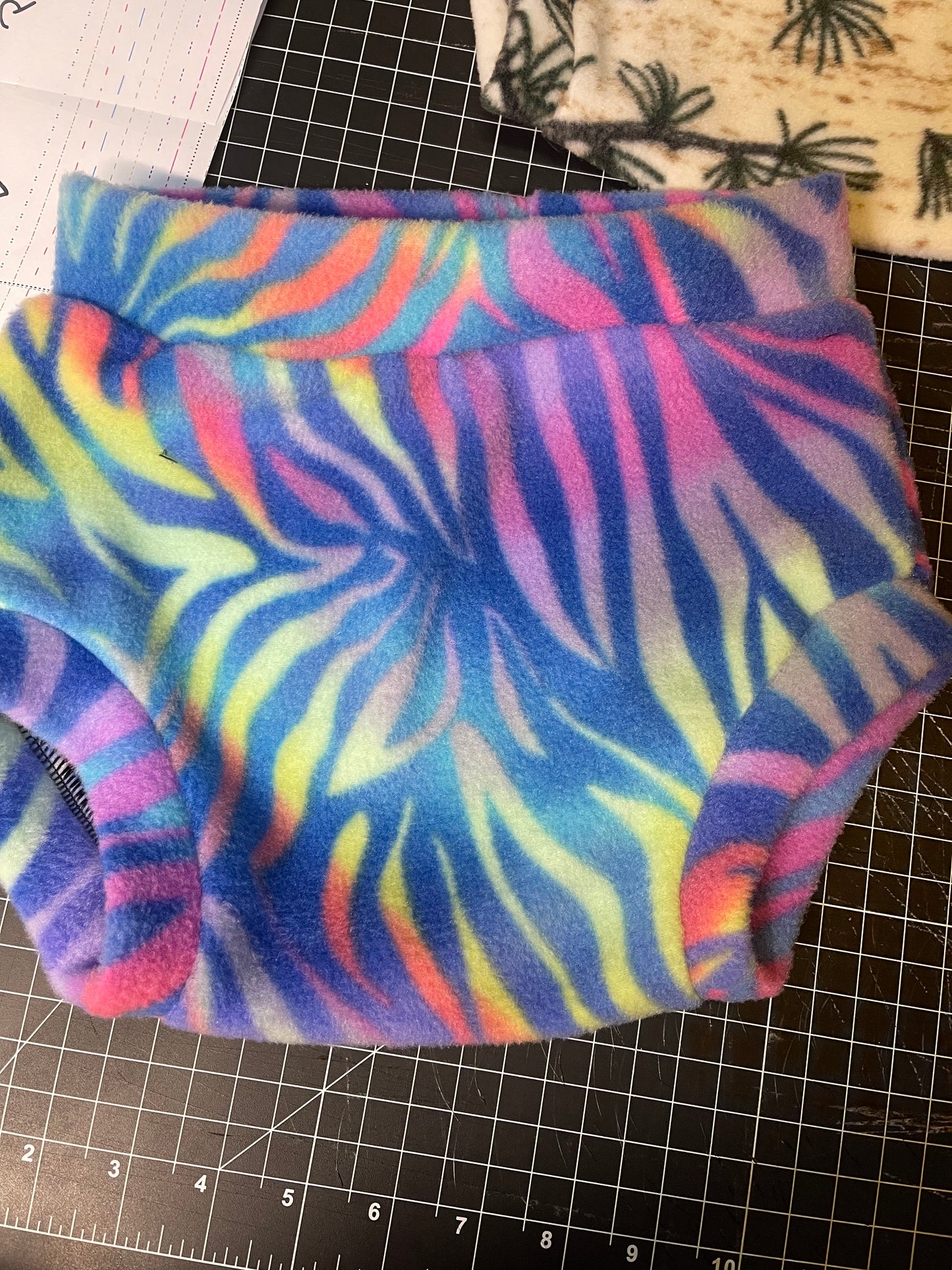 XL RTS colorful zebra shortie